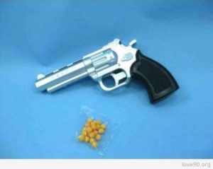 Пистолет с пульками.Воздушка.Игрушка 90-х