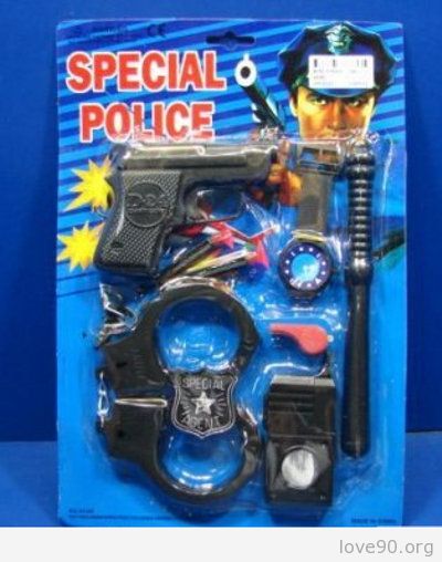 Набор Полицейского.Игрушки 90-х